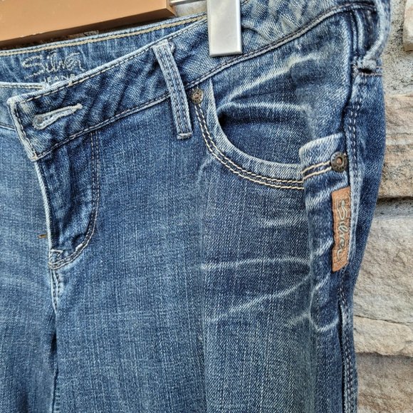 Silver Jeans Kyle Retro Y2K 2000s Low Rise Flare Jeans 32 - Picture 3 of 10